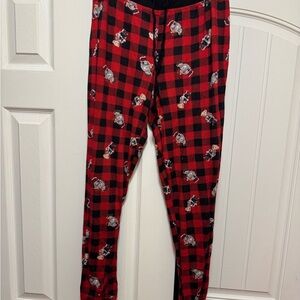Ralph Lauren Red and Black Plaid Pajama Bottoms